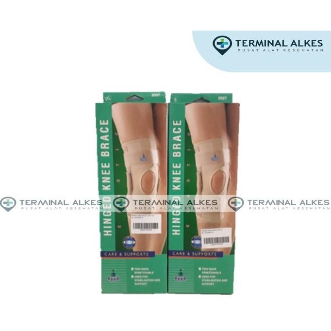 Oppo 2037 Elastic Hinged Knee Brace Support/Penopang Lutut Original
