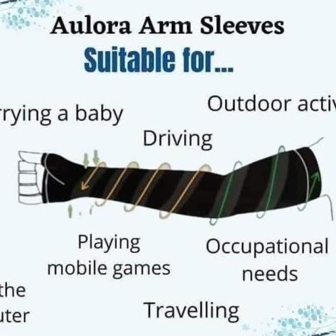 NEW Arm sleeve aulora ,manset aulora ,armsleeve aulora XL ,arm sleeve aulora L ,Aulora arm sleeve XL