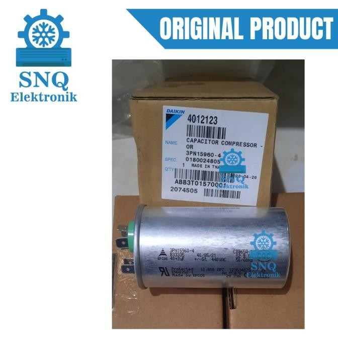 Capasitor AC original daikin 40+2 uf epcos - Kapasitor ori 40+2uf