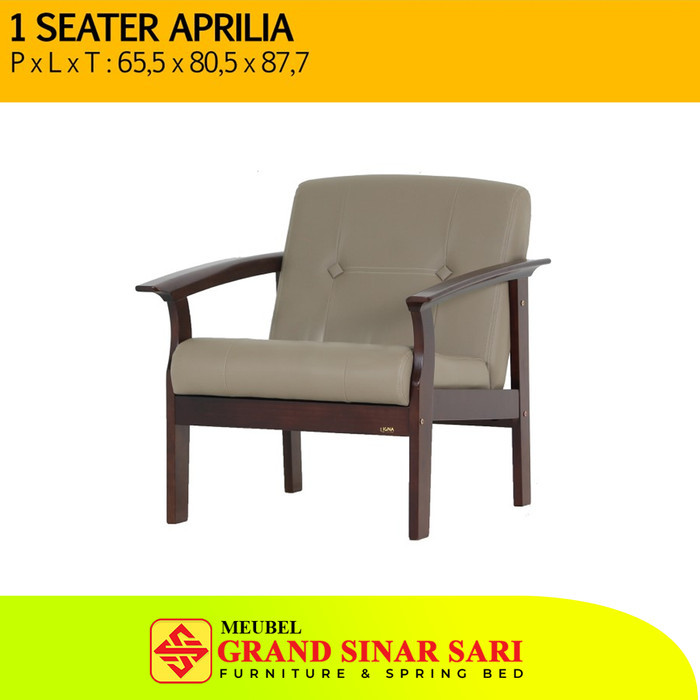 SOFA TAMU LIGNA APRILIA BAHAN OSCAR DENGAN MEJA 311