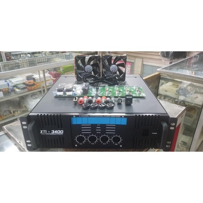 """] Box Power XTI3400 4ch 3u komplit aksesoris