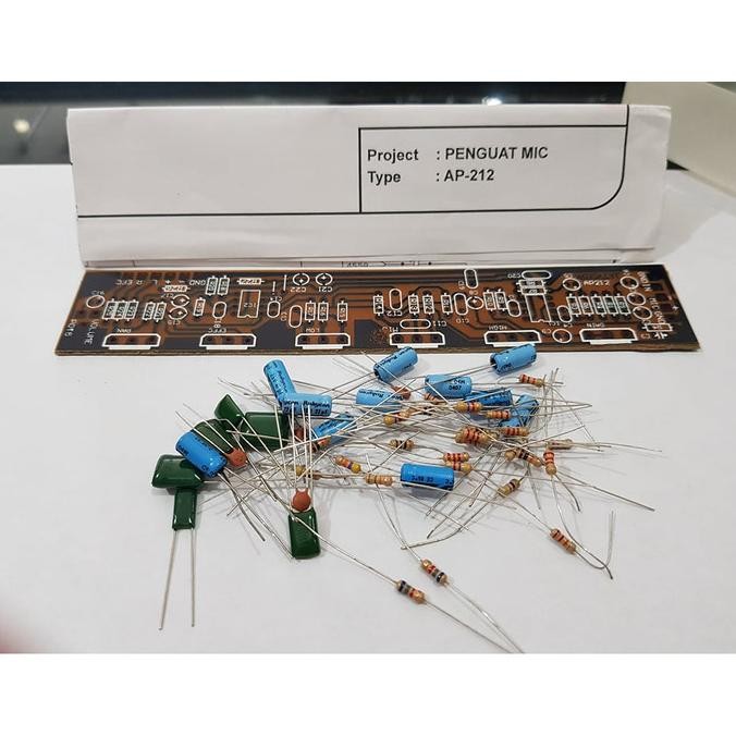 paling diminati] PCB AP212 Penguat untuk Mixer dengan sparepart tanpa IC potensio