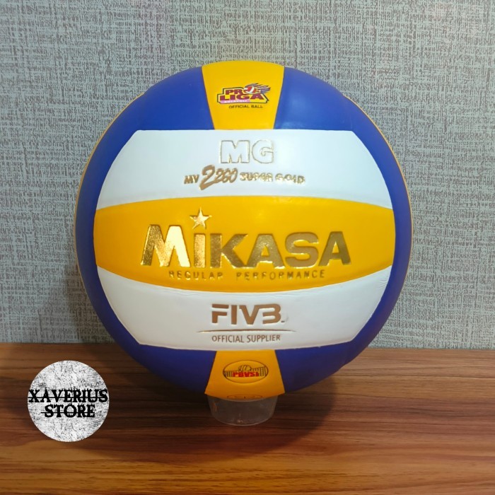 bola volly mikasa 2200super gold original [kualitas terbaik]