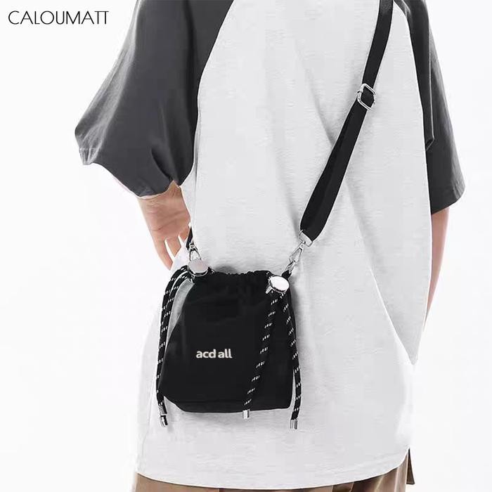 CODStok Tersedia Tas selempang Kanvas Tas Bahu Tunggal Tas Wanita Tas hp mini wanita trendy