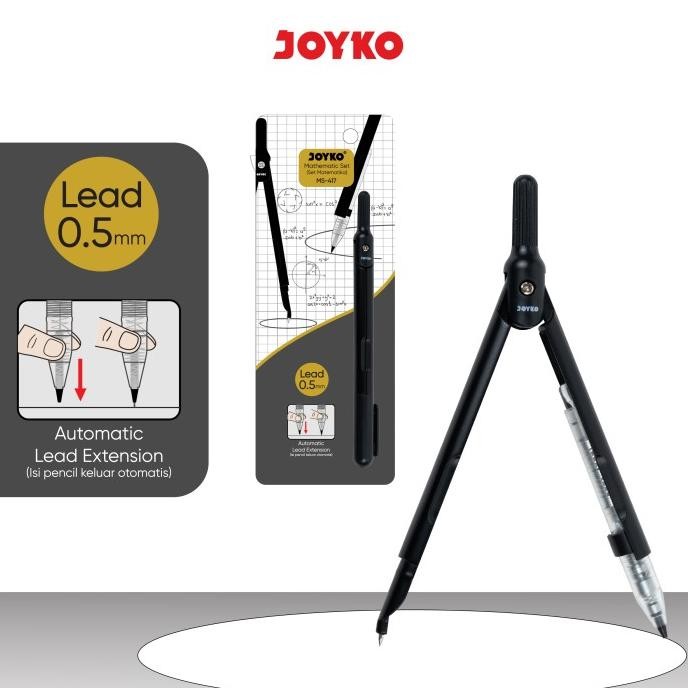 

Joyko Math Set Mechanical Pencil / Jangka Joyko Set Matematika MS-417