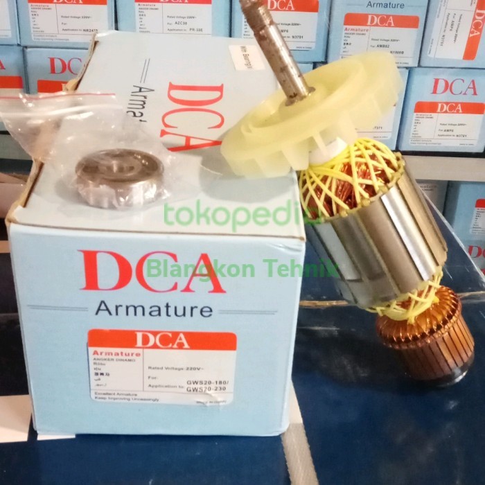 STOK TERBARU ARMATURE ANGKER GERINDA 7 INCHI BOSCH GWS 20-180/GWS 20-230 /GWS20-180