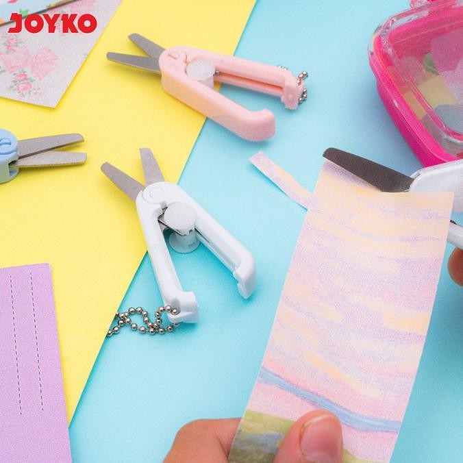 

Joyko PORTABLE SCISSOR MINI / Gunting Lipat Kantong PORTABEL Mini SC-36