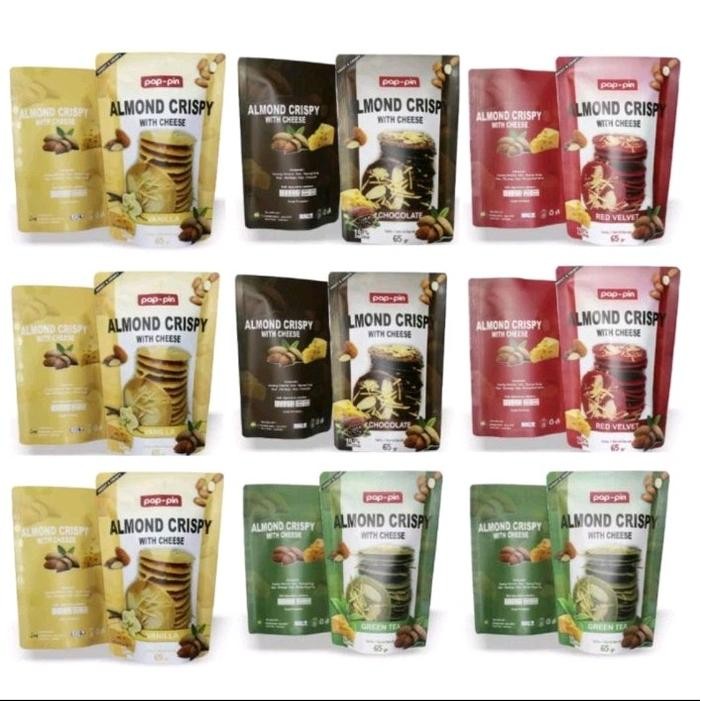 

Paket Almond Crispy Cheese Isi 10 Pcs - Varian Mix