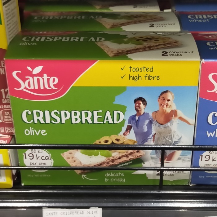 

sante crispbread olive zaitun 150gr isi 2pack Biscuit biskuit