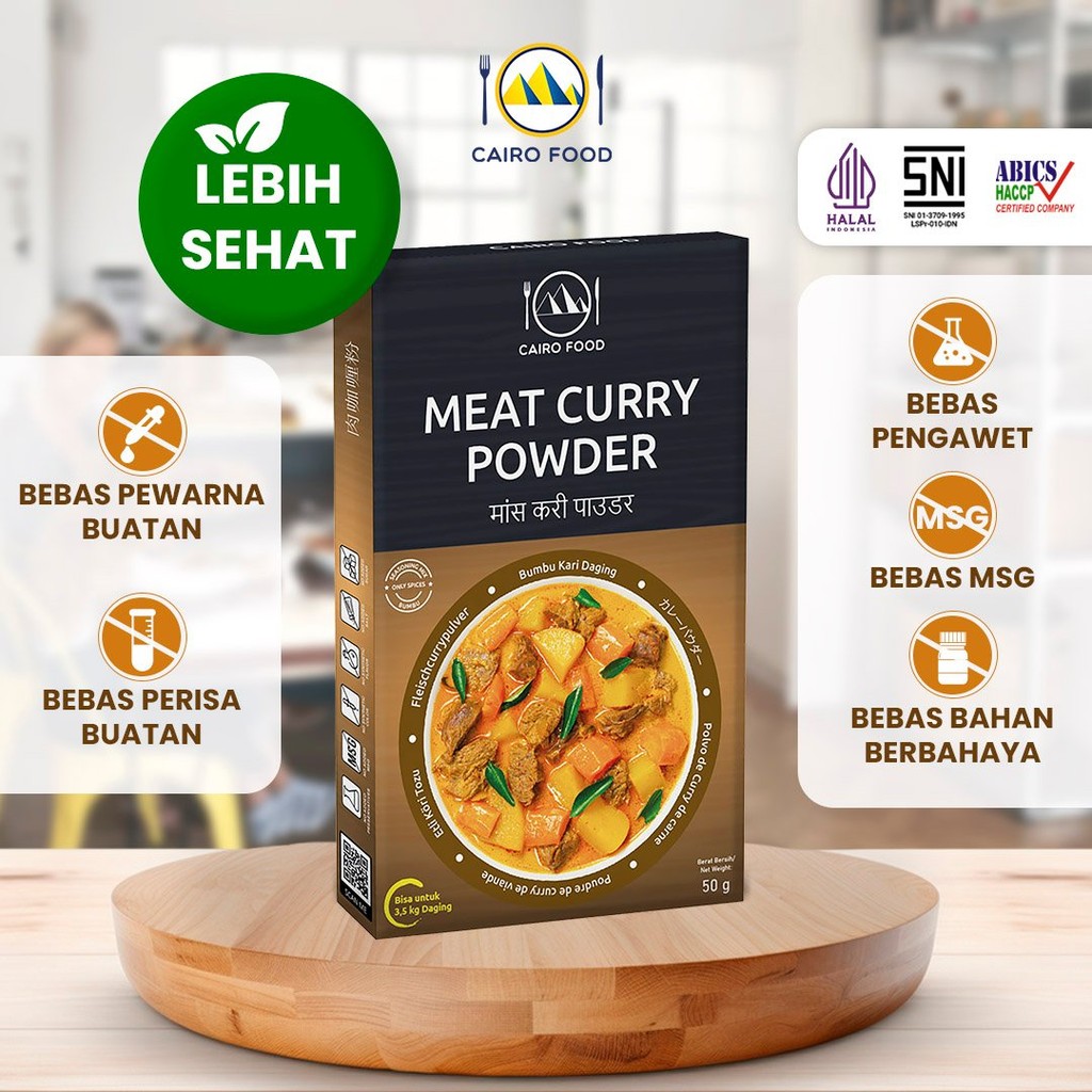 

Bumbu Kari Daging Spice Mix Sehat - Cairo Food