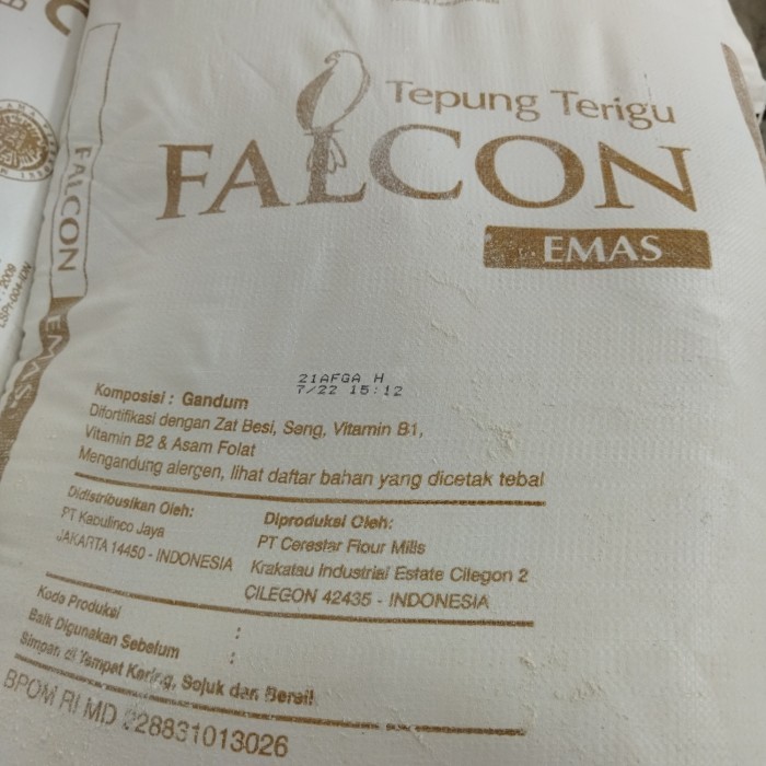 

Tepung Terigu Falcon Emas Protein Tinggi 25 KG Grab & Gojek Bandung