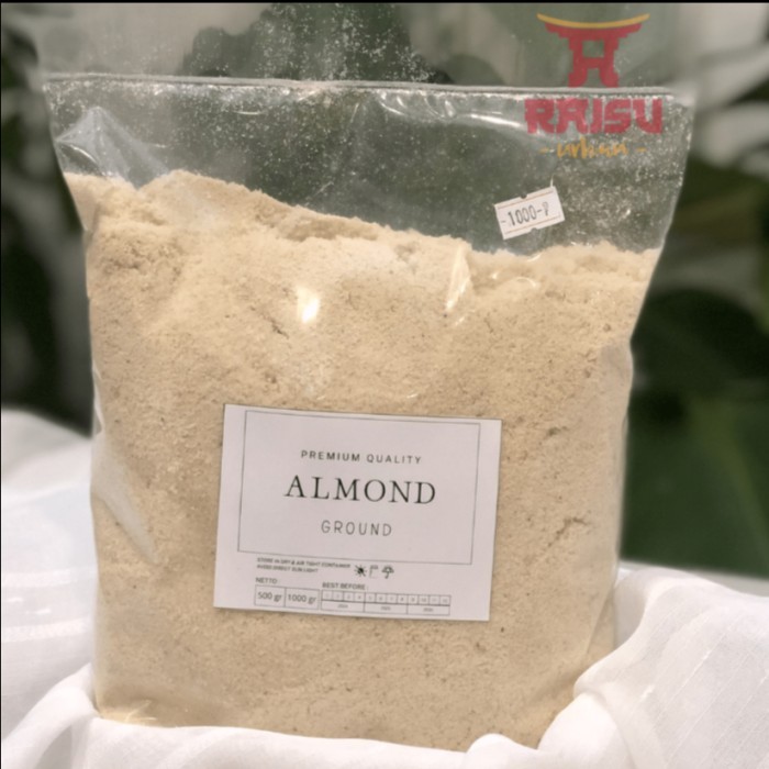

ALMOND BUBUK , ALMOND GROUND , TEPUNG ALMOND 1KG