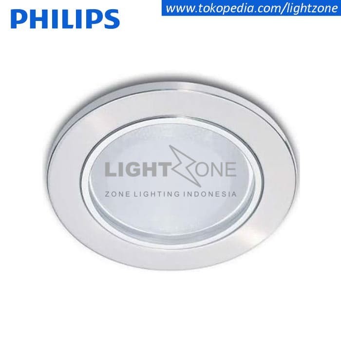 HARGA DISKON Downlight Philips 13804 Recessed Nickel 4 Inch