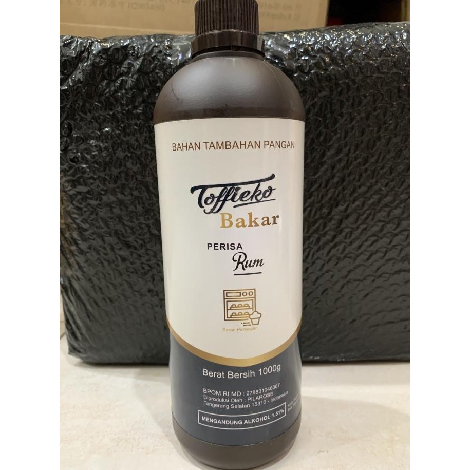

Ready stock] Toffieco rum bakar 1 ltr / perasa toffieco rum bakar 1liter