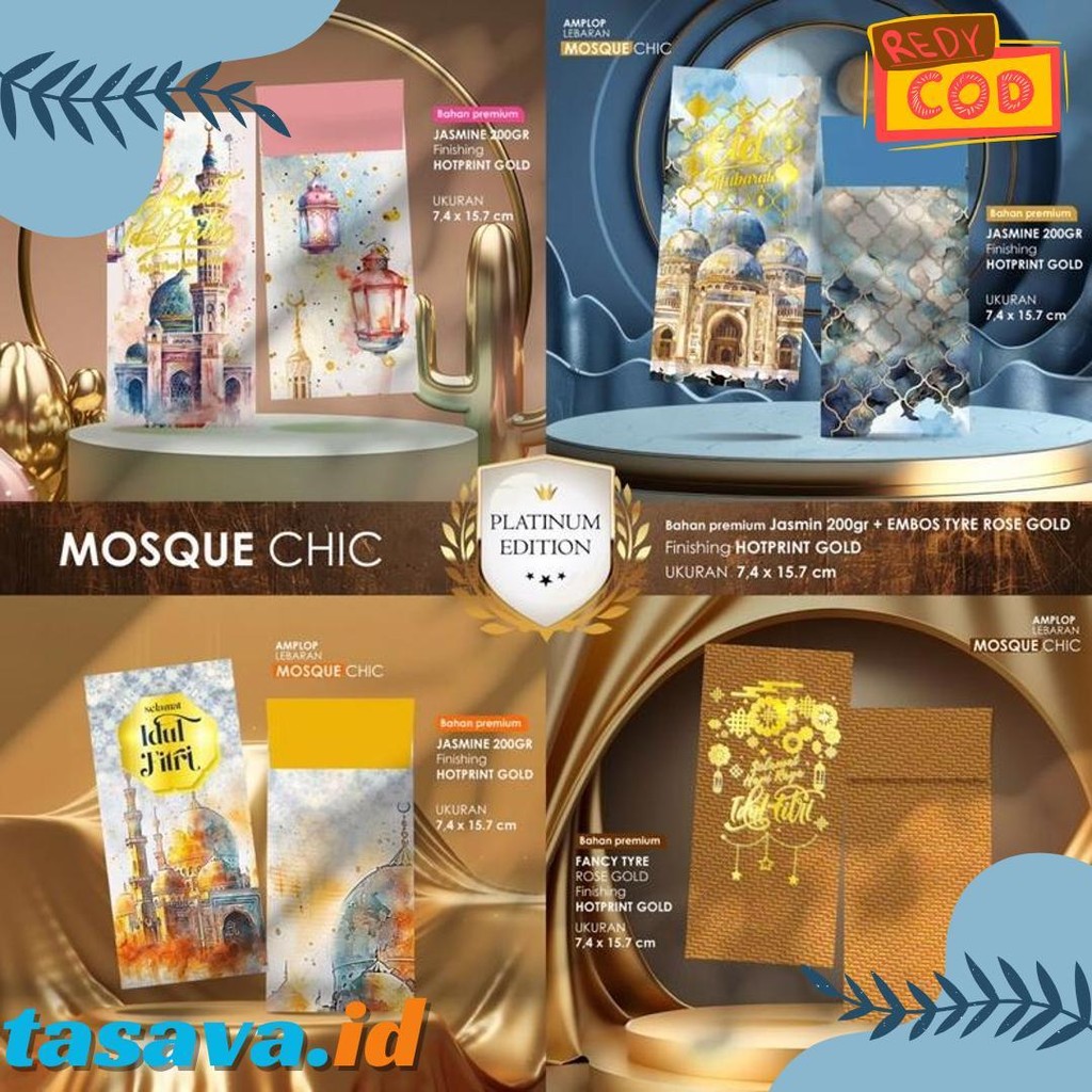 

Amplop Lebaran Platinum Edition (Isi 40 Pcs) | Bahan Premium Jasmine | Isi 4 Desain Sesuai Tema Flash Sale! Diskon Hingga 70%