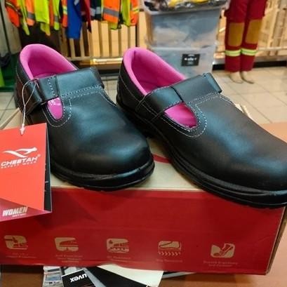 safety shoes cheetah 4008 / sepatu safety perempuan Terlaris