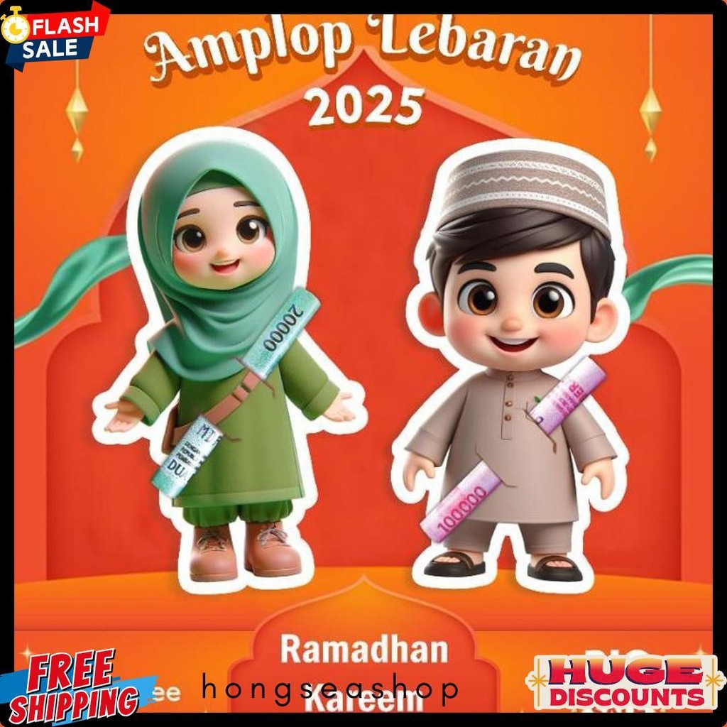 

10 Pack Amplop Lebaran Amplop Karakter Angpao Thr Amplop Surprise Lebaran 2025 Flash Sale! Diskon Hingga 70%