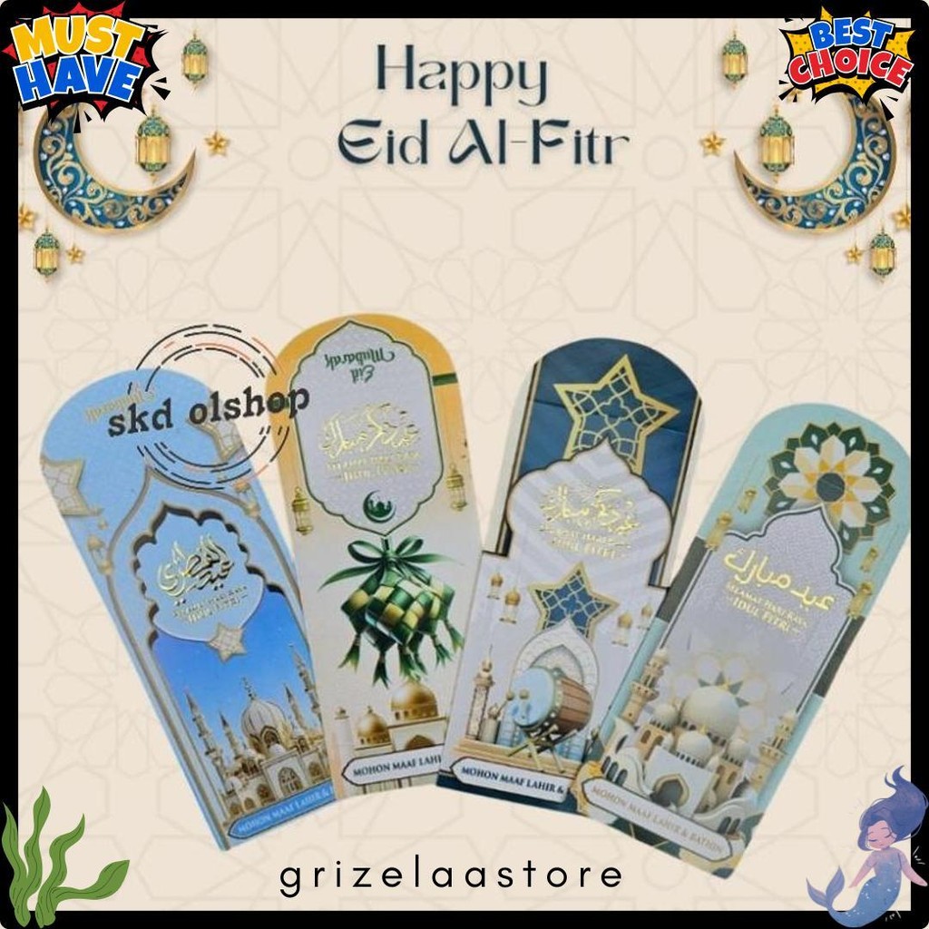 

Amplop Lebaran Angpau Lebaran Prmium Poly Embos Df2 Ukuran Panjang 7,5 X 16 Cm(Isi 25 Lembar) Diskon Setengah Harga