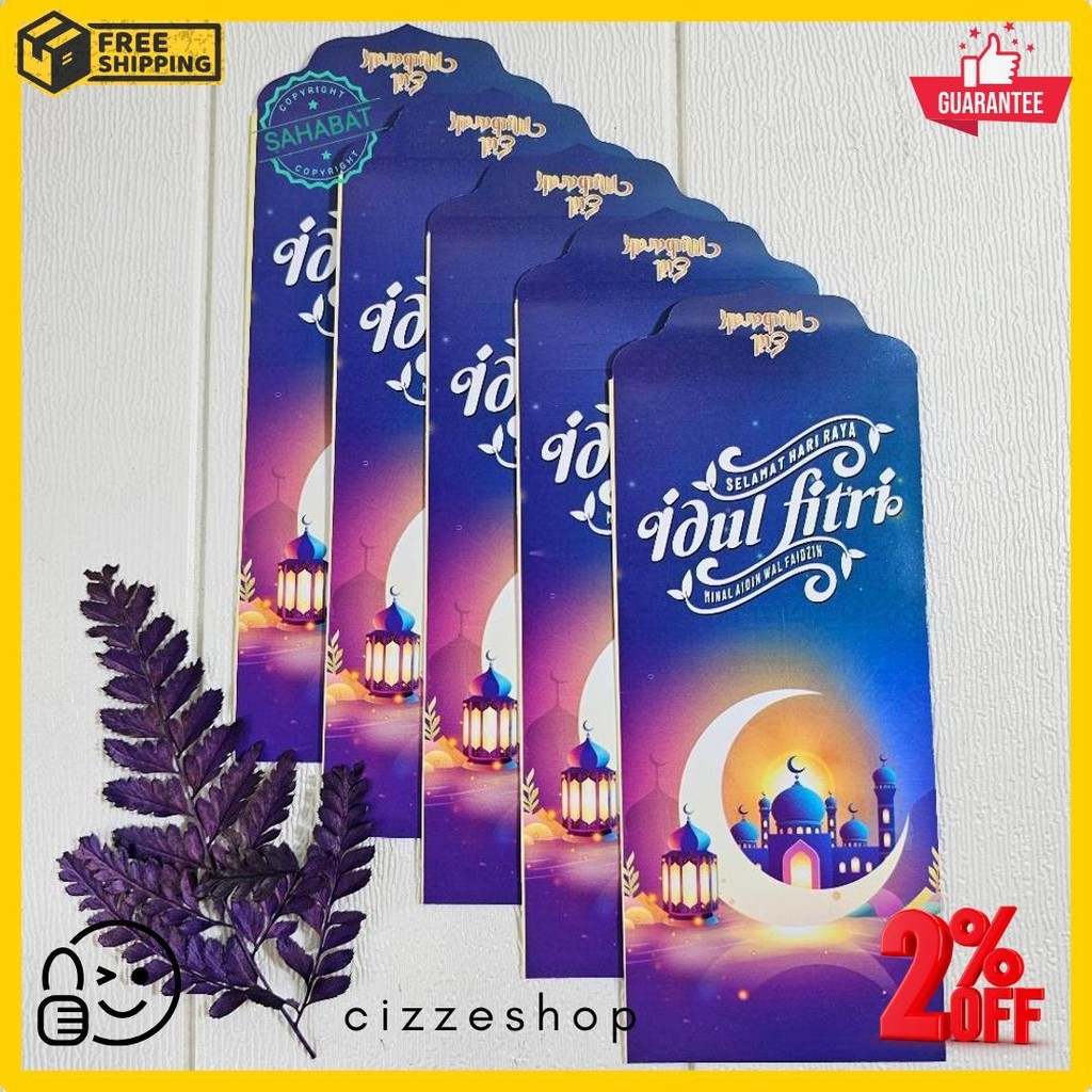 

100 Pcs Amplop Lebaran Idul Fitri Motif Masjid Ukuran Besar / Amplop Masjid Terbaru 2025 Terlaris! Produk Ini Banyak Dicari