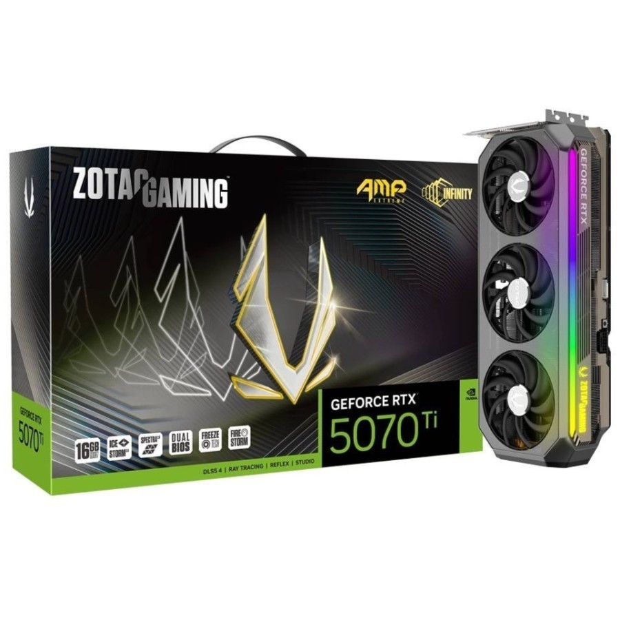 ZOTAC GAMING GEFORCE RTX 5070 TI / RTX 5070TI AMP EXTREME INFINITY 16GB GDDR7