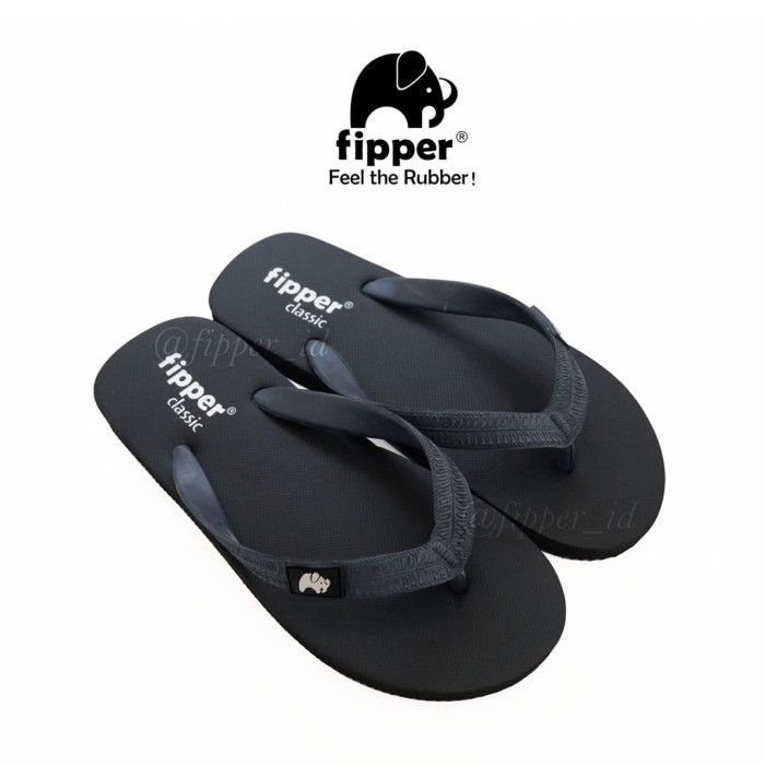 Sandal Fipper Classic Original For Man - Black