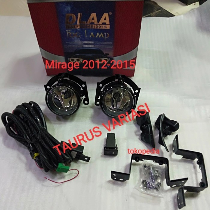 Foglamp Bemper Lampu Kabut Mobil Mitsubishi Mirage 2012-2015