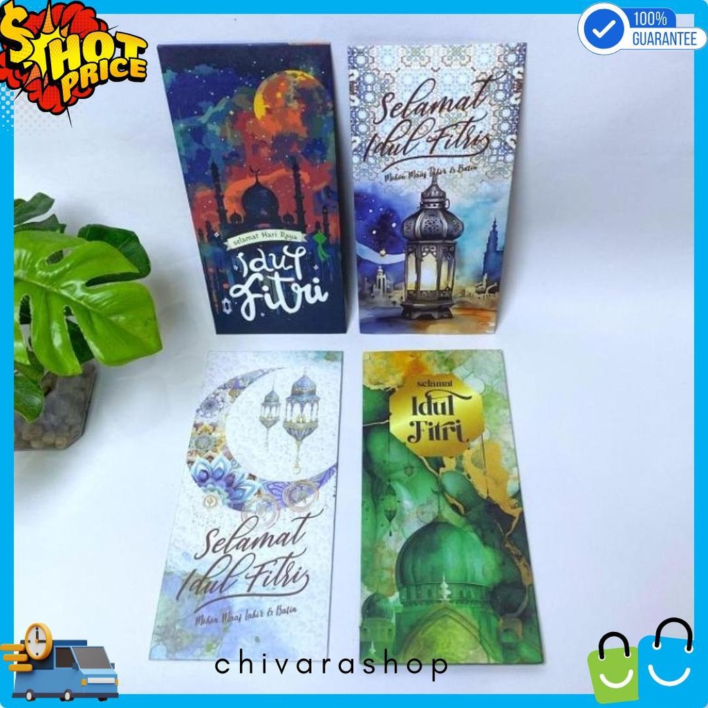 

Amplop Lebaran 2025 Unik Aesthetic Glosir 1 Pack ( Isi 40 Pcs ) Siap Pakai, Amplop Idul Fitri Ukuran Jumbo Flash Sale! Diskon Hingga 70%