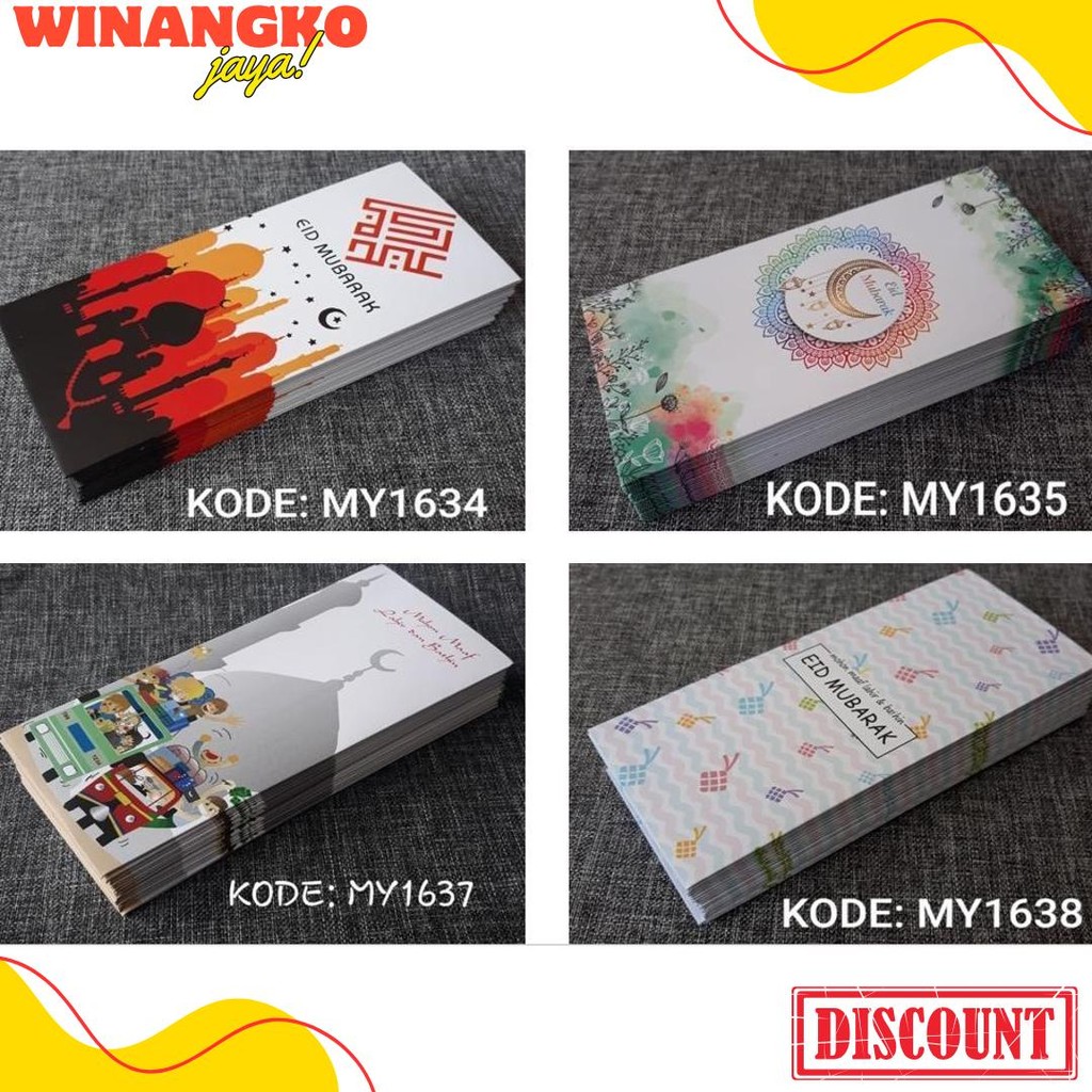 

Amplop Lebaran - Angpao Lebaran Eklusive Kode My1625 Diskon Setengah Harga