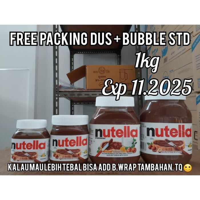 

nutella 1 kg nutella spread nutella spread 1000gr Cokelat Manis