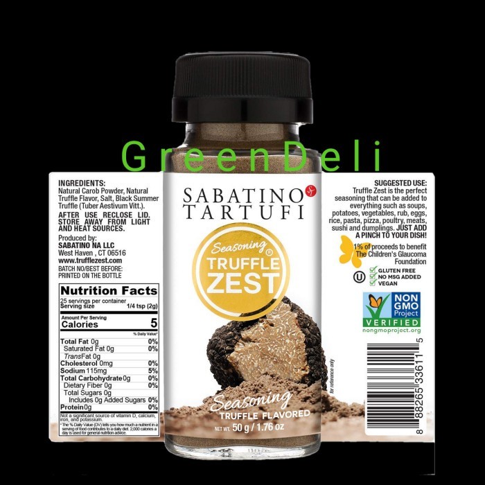 

Sabatino Tartufi Truffle Zest / Bubuk Truffle - 50 Gram