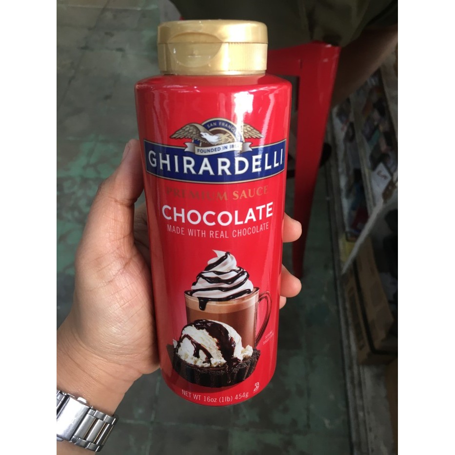 

Ghirardeli premium sauce chocolate 454gr impor USA