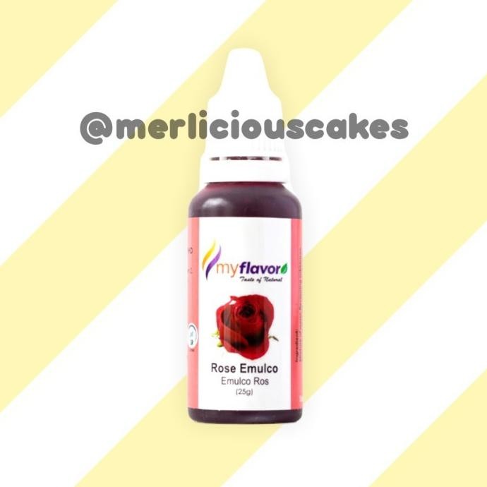 

*$*$*$*$] My Flavor Rose Emulco Perasa dan Pewarna Makanan