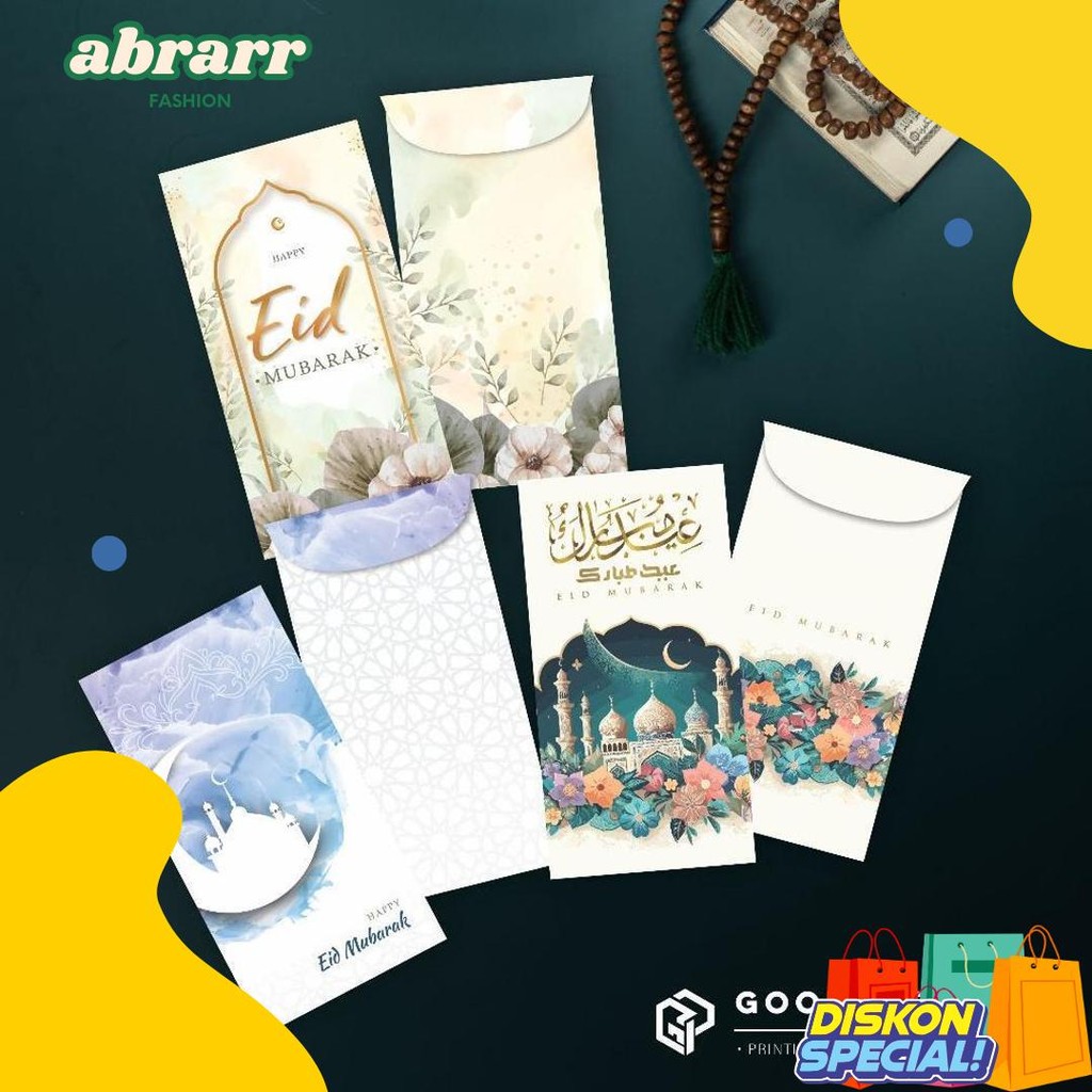 

6 Pcs Amplop Lebaran Angpao Idul Fitri | Angpau Thr Lebaran Custom Nama Terlaris! Produk Ini Banyak Dicari