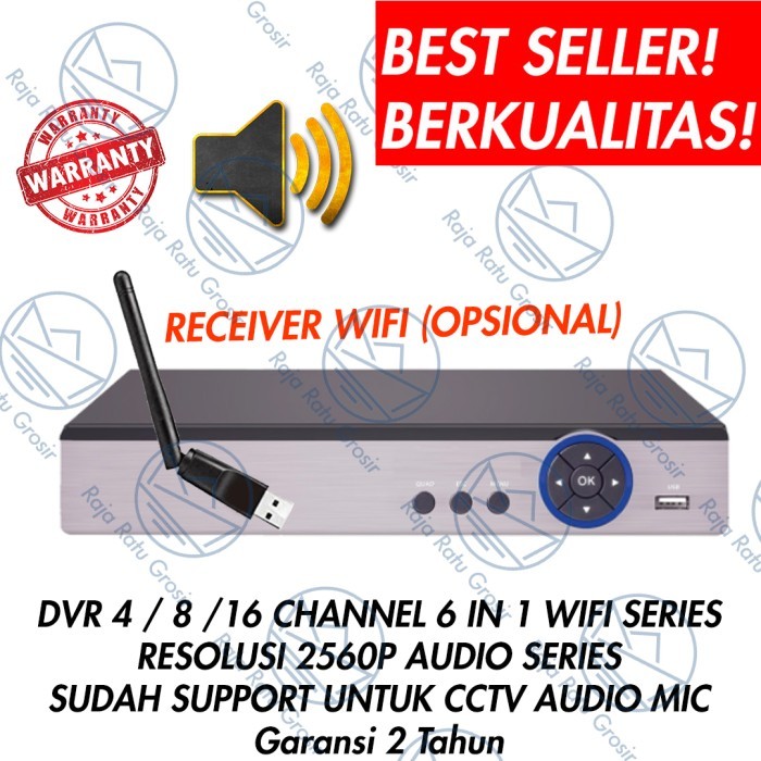 DVR 8CH RECORDER CCTV WIFI SERIES 1080p FULL PLAYBACK 8 CHANNEL XMEYE