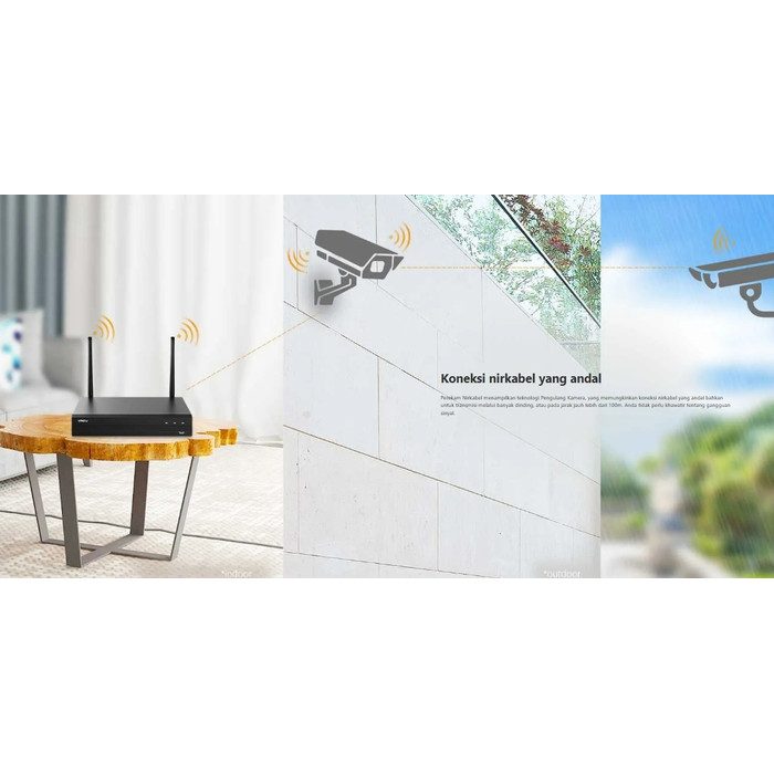 BEBAS ONGKIR - NVR 8Ch IMOU Support Bardi Tapo Imou Dahua Hikvision CCTV / DC UPS 12V