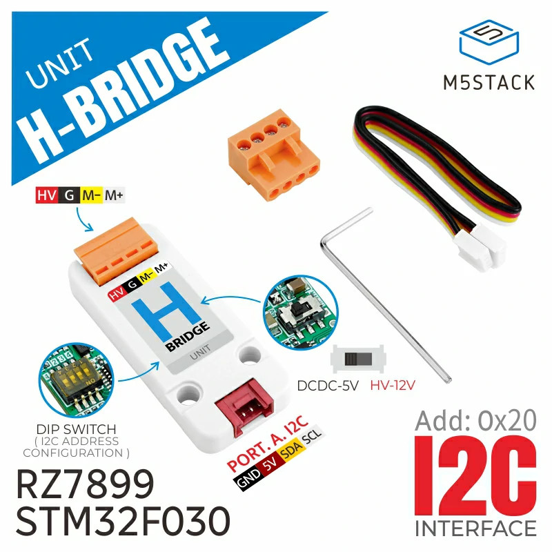HOT SALE M5Stack Official H-bridge Unit STM32F030+RZ7899