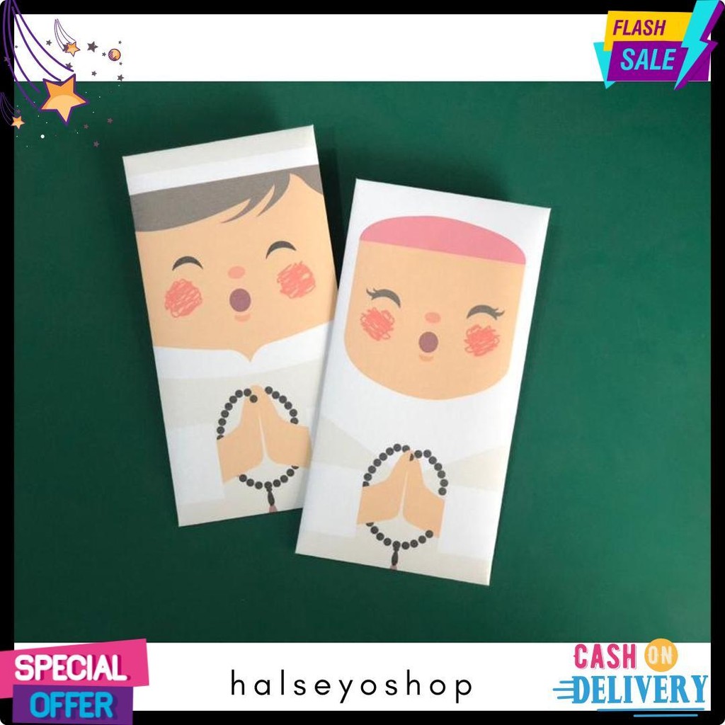 

6 Pcs Amplop Lebaran Idul Fitri Lucu / Amplop Thr Lebaran Karakter Anak Ready Stock Terlengkap Dan Termurah