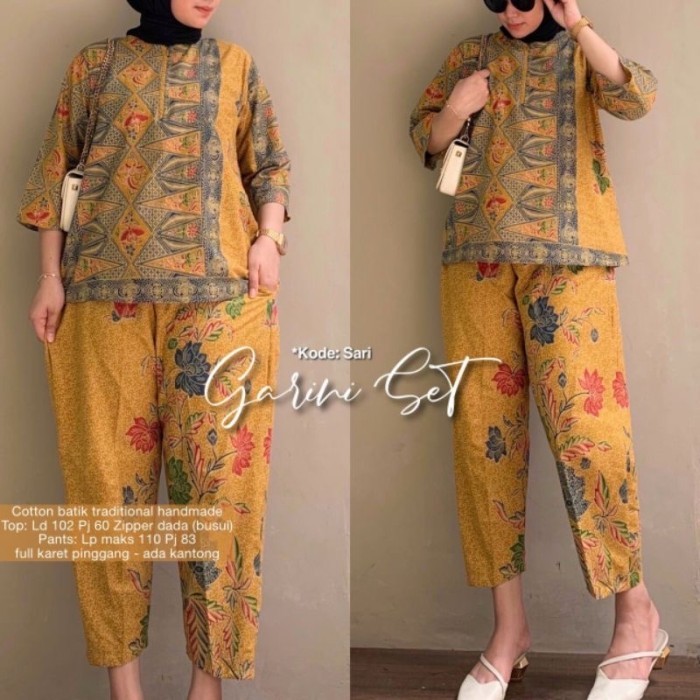 setelan batik wanita batik modern, batik busui (BJJ)