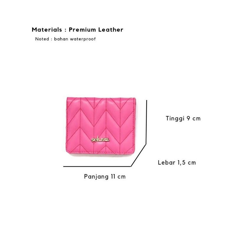 rt-342 SELUSA VIONNY WALLET (Free Box Exclusive) | Dompet Lipat Premium Leather Berkualitas