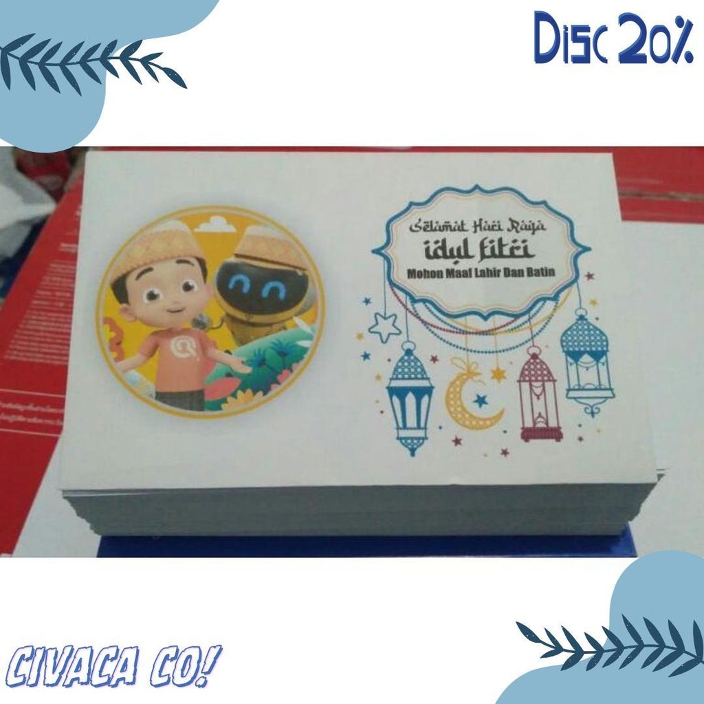 

100 Pcs Amplop Lebaran Custom Terlengkap Dan Termurah