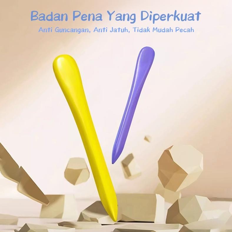 

fs-6 Aimilo Crayon Set Krayon Plastik 12/24 Warna Crayon Anti Air Dan Anti Patah Krayon Anti Kotor Dan Anti Patah Tidak Beracun Berkualitas