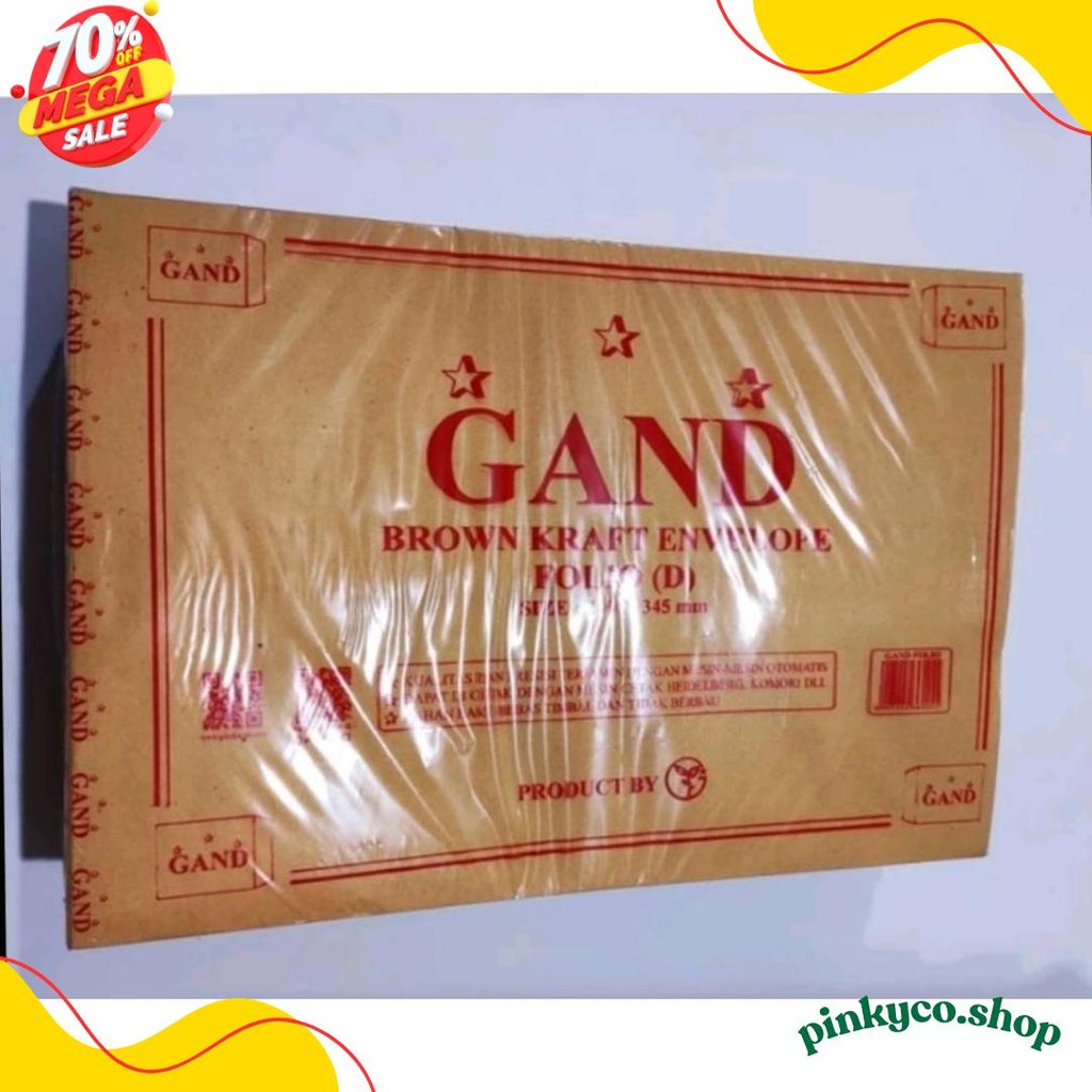 

Amplop Coklat Folio F4 24 Cm X 34.5 Cm Isi 100 Lembar Diskon Setengah Harga