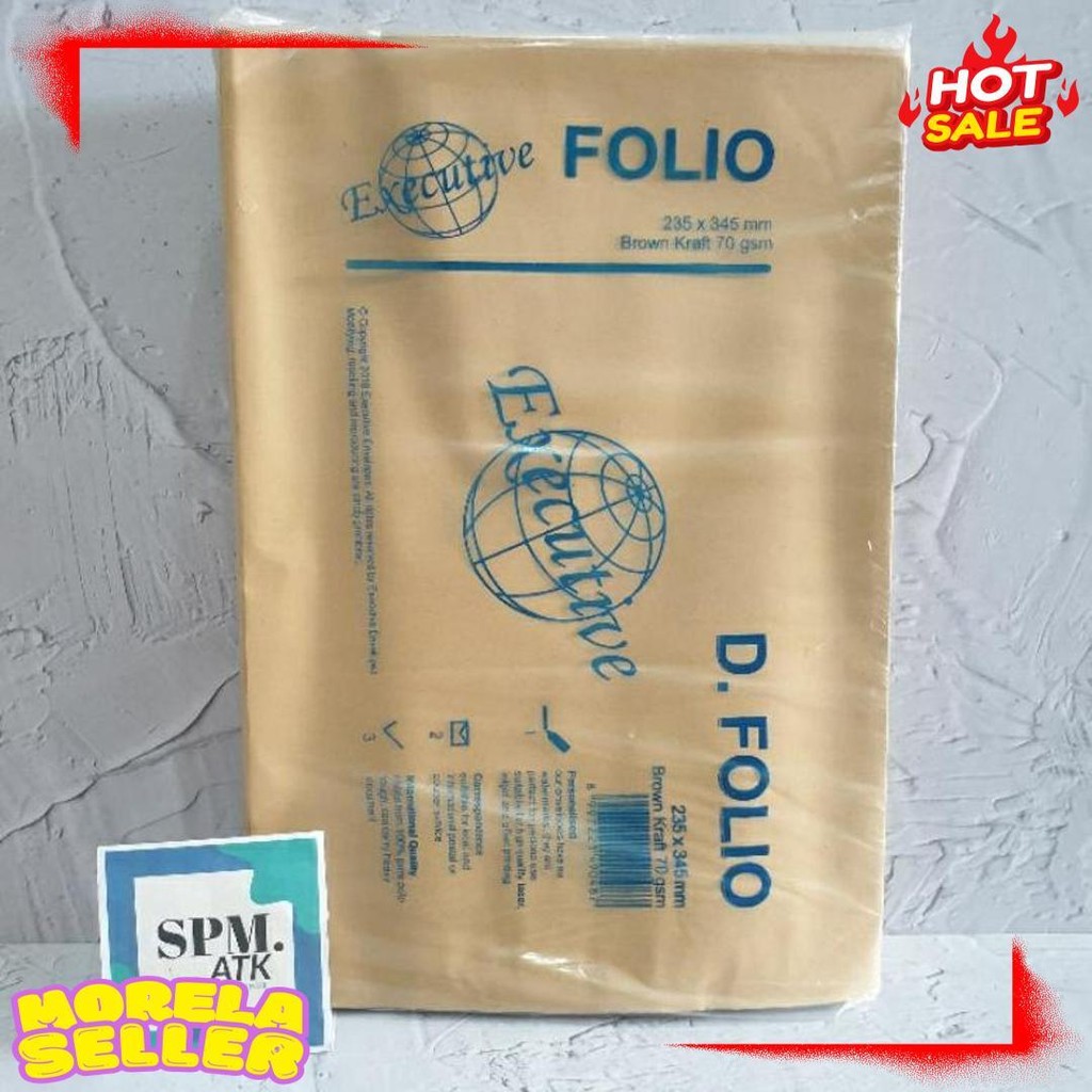 

( 100 Pcs ) Amplop Coklat Folio Executive Khusus Instant/Sameday Diskon