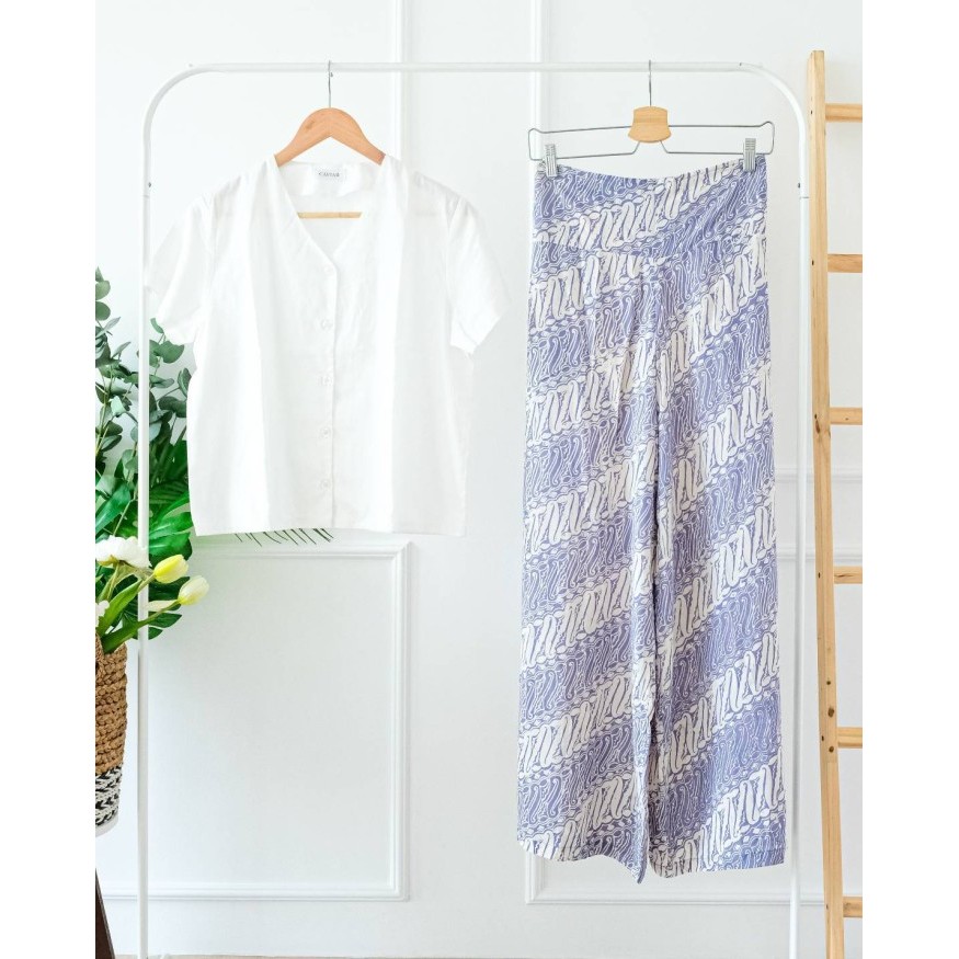 ONE SET BATIK OUTER KULOT PANJANG BATIK WANITA PREMIUM BATIK PASTEL