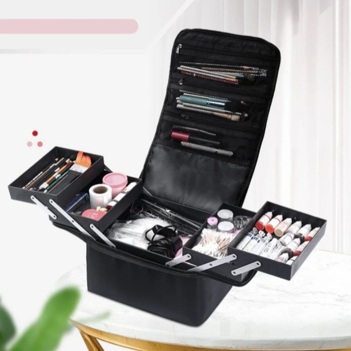 Beauty Case Make Up Besar Box Tas MakeUp Kosmetik Mua Makeupartist Bag