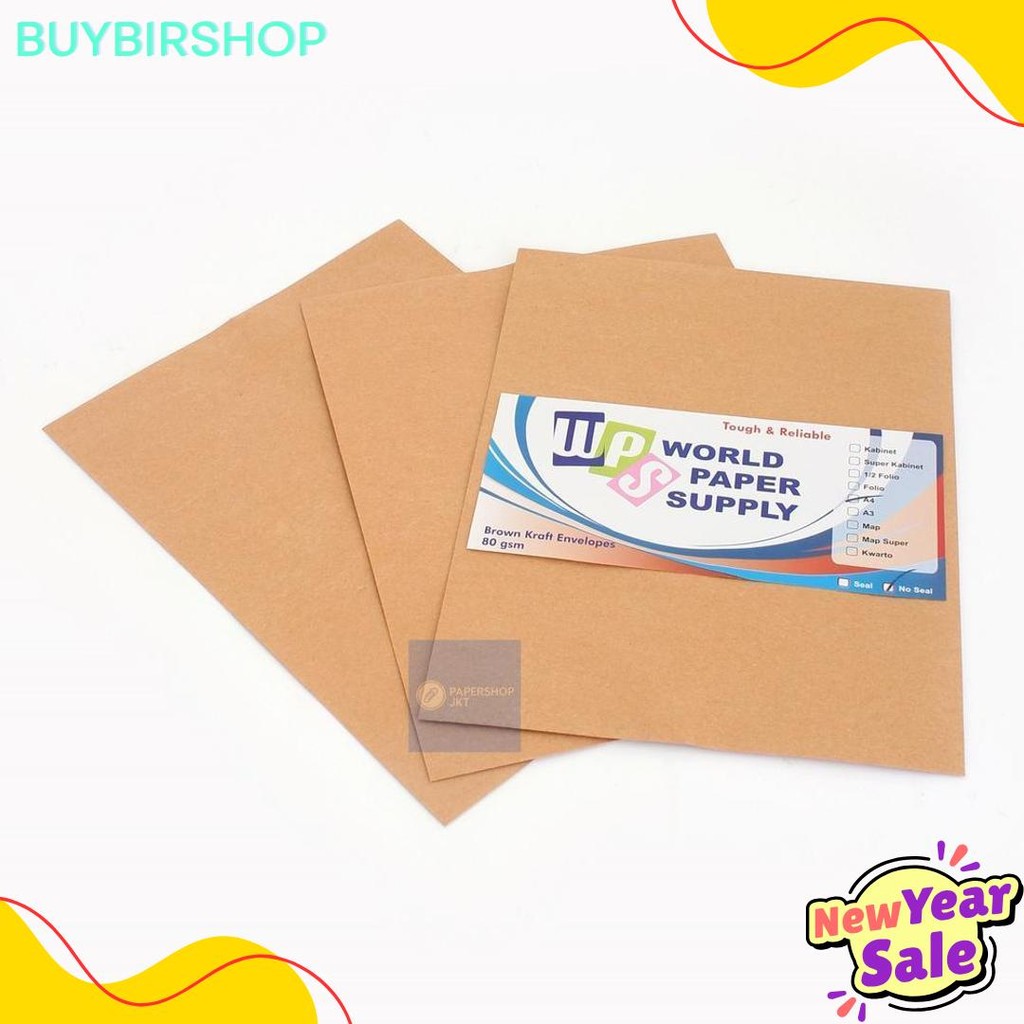 

Wps - Amplop Coklat Ukuran A4 ( 30 X 22 Cm ) - Pack Terlengkap Dan Termurah