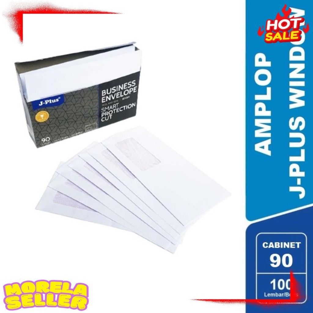 

Amplop Putih Window Jendela Kiri Jplus 90 Cabinet 80 Gsm Isi 100 Lembar Terlengkap Dan Termurah