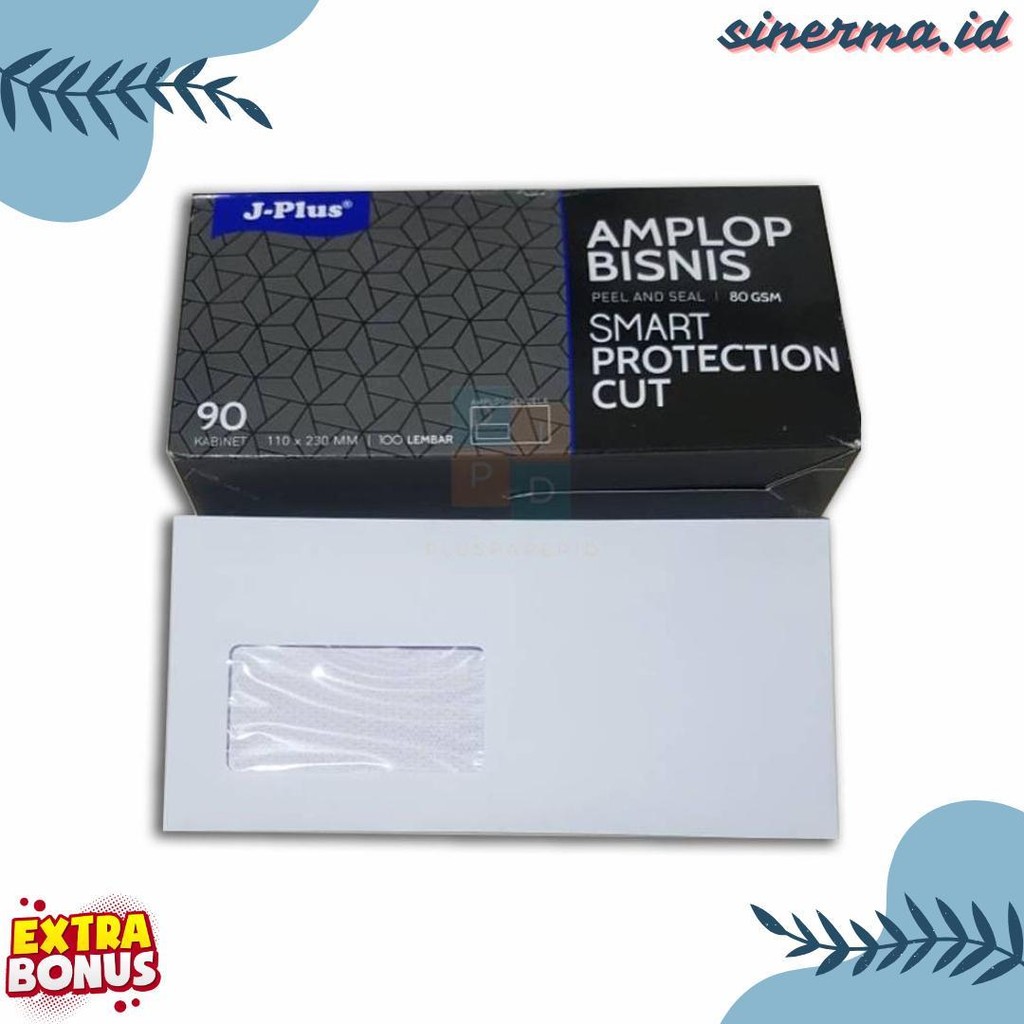 

Jplus - Amplop Putih Jendela Kiri No.90 Biru - Pack Terlengkap Dan Termurah