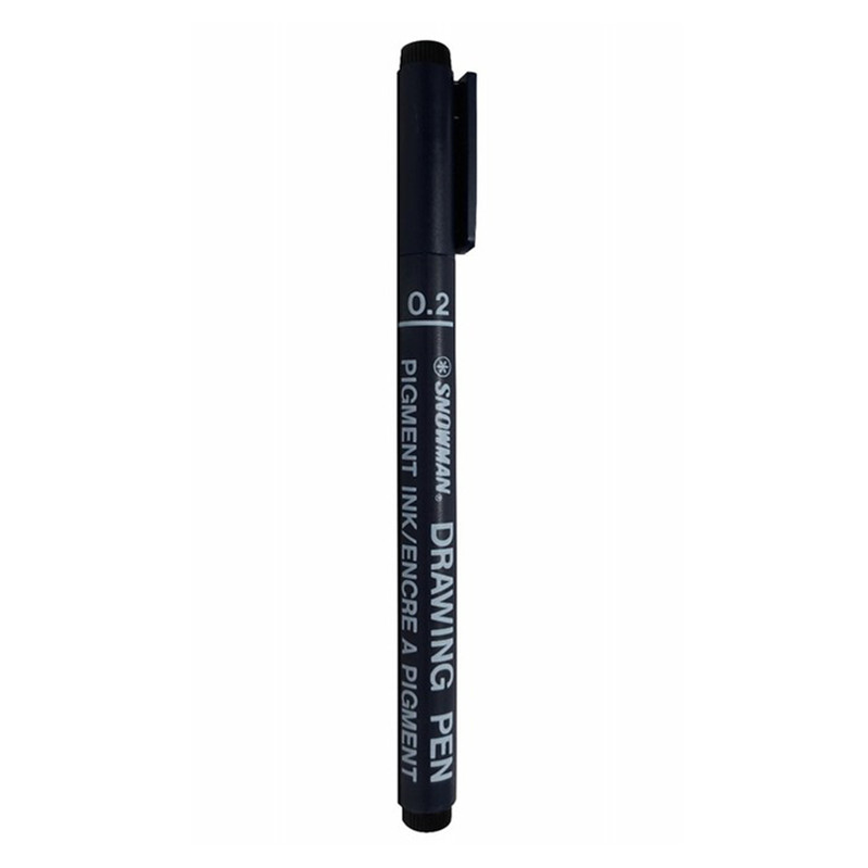 

Gramedia Pettarani - Snowman-Drawing Pen 0.1 Warna Hitam