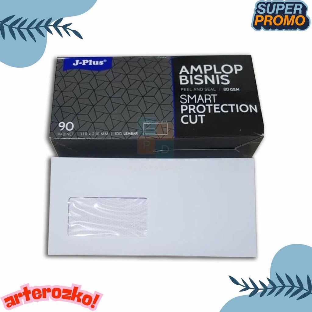

Jplus - Amplop Putih Jendela Kiri No.90 Biru - Pack Terlaris! Produk Ini Banyak Dicari